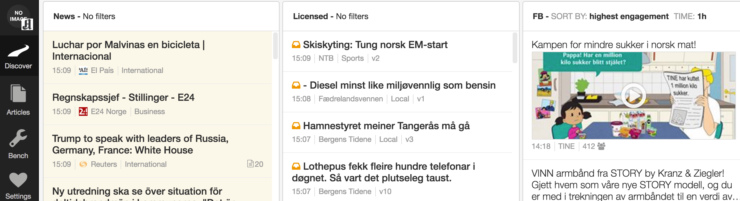 Discovery is part of Schibsted Publishing Platform